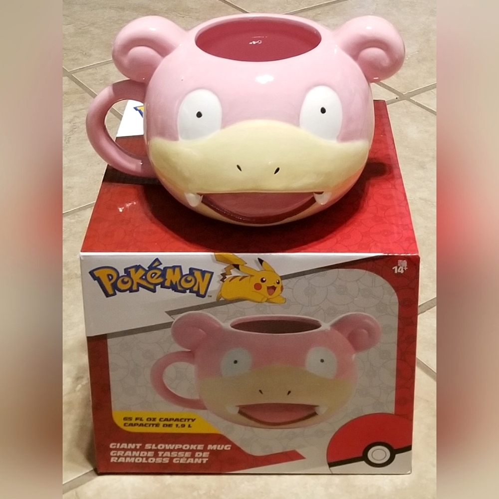 Pokemon Giant Slowpoke Figural Mug (65 Fl Oz)